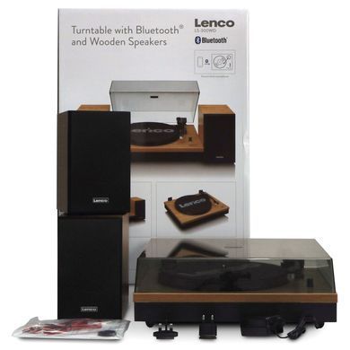 Програвач вінілу Lenco LS-300WD з зовнішньою акустикою та Bluetooth